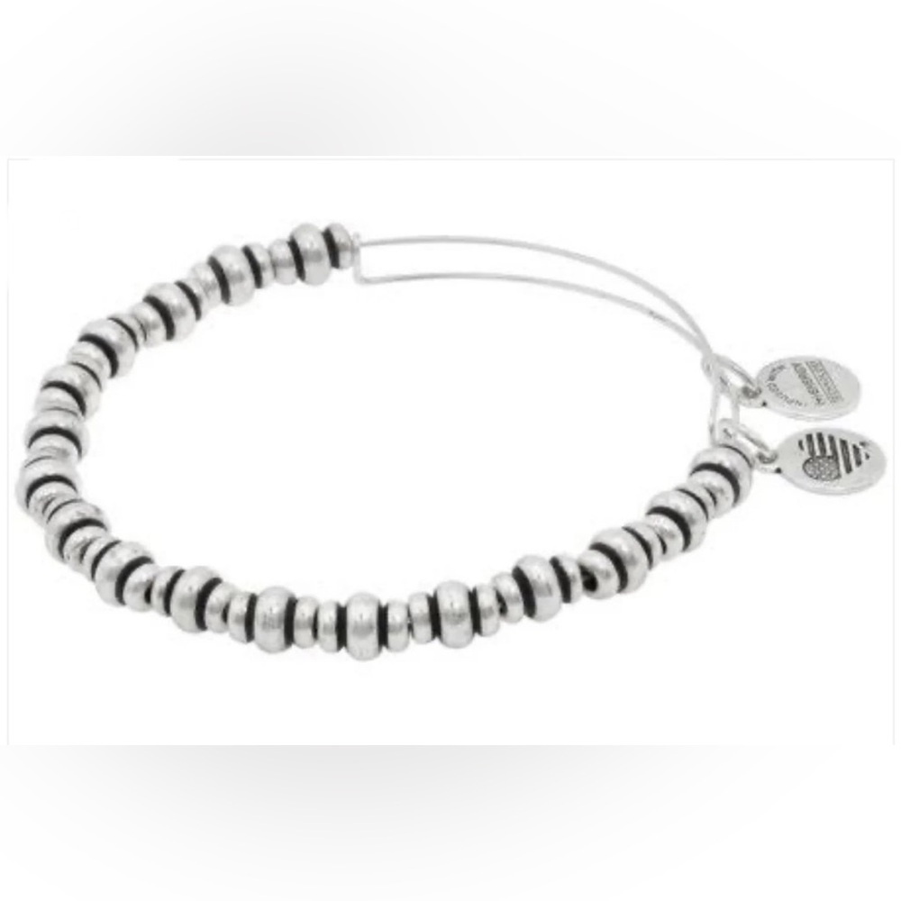 Alex and Ani - Nile Beaded Bangle in Rafaelian Silver